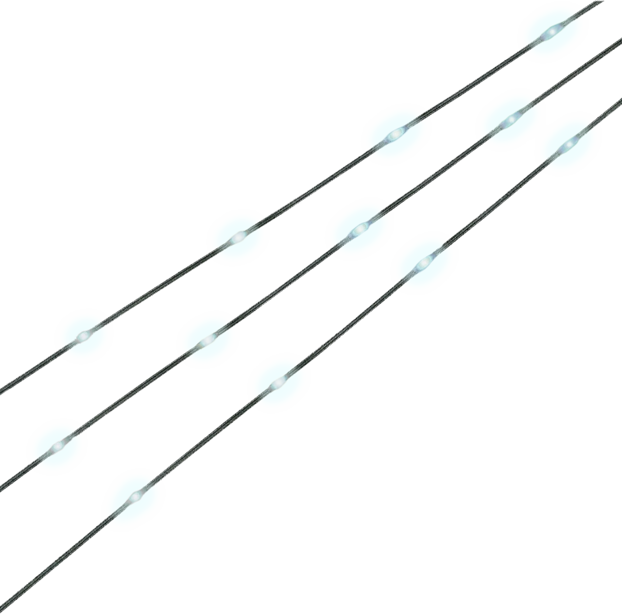 Perfect Holiday 20 LED MULTICOLOR MICRODOT LIGHTS , 7FT(2M)LEGNTH, W/3AA INDOOR BATTERY BOX, GREEN WIRE